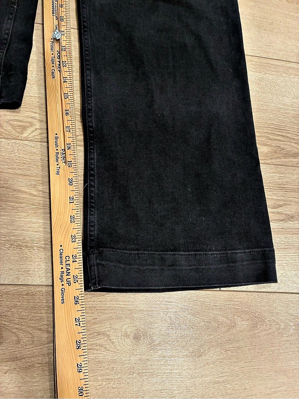 Pilcro Women’s The Day Tripper Wide Leg Jean Black Size 29 - Picture 6 of 9